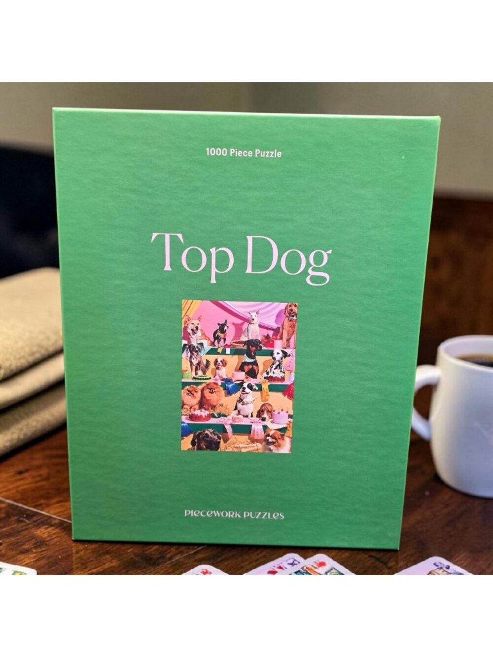 Top Dog 1000 Piece Puzzle By Piecework 19.25"x26.6" Finished Size New In Box